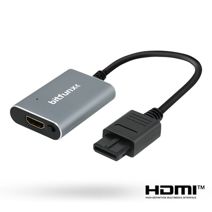 Bitfunx SV/AV HDMI® Adapter for N64 SNES SFC NGC