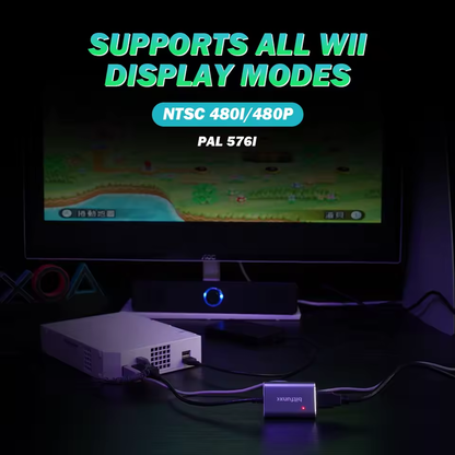 Bitfunx Component to HDMI Adapter for Nintendo Wii - Bitfunx Official Store