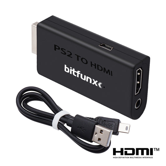 Bitfunx Component to HDMI® Adapter for PS2 & PS3