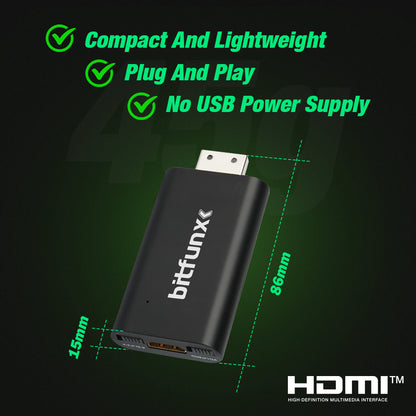 Bitfunx RGBS/VGA to HDMI® Adapter For Sega Dreamcast