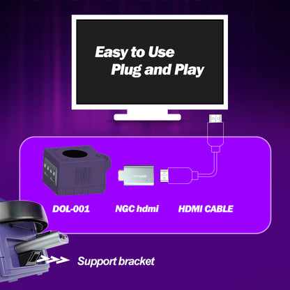 Bitfunx Digital AV to HDMI Adapter for GameCube DOL-001 - Bitfunx Official Store