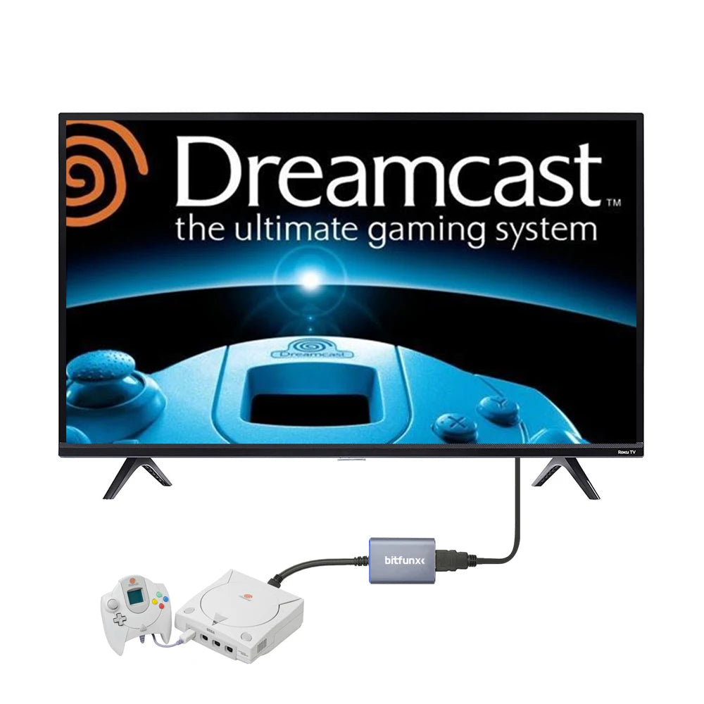 Bitfunx VGA to HDMI Adapter for SEGA Dreamcast - Bitfunx Official Store
