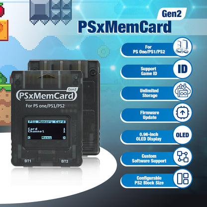 Bitfunx PSxMemCard Gen2 for PS One PS1 PS2 - Bitfunx Official Store