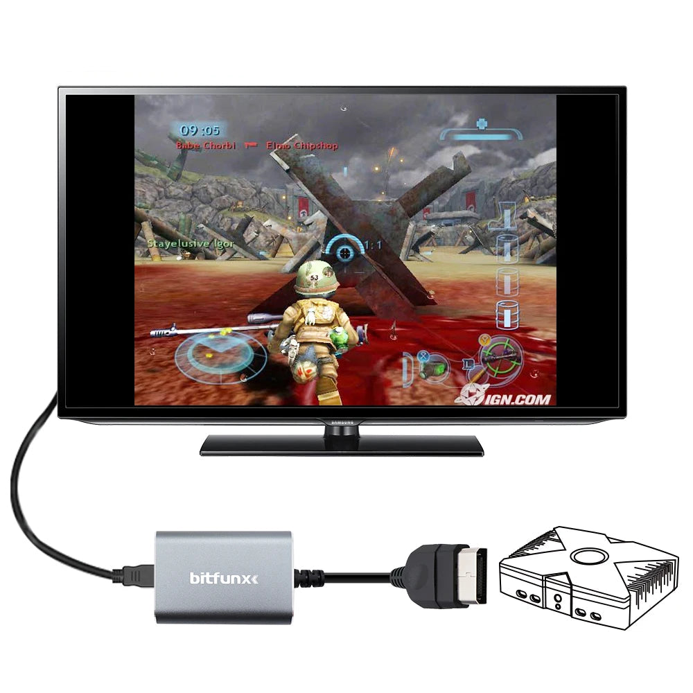 Bitfunx Component to Digital HDMI Adapter for XBOX Classic - Bitfunx Official Store