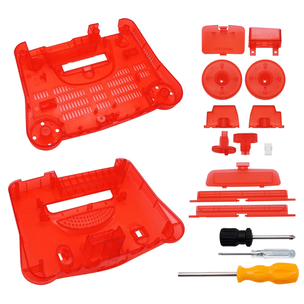 Bitfunx Transparent Replacement Shell for Nintendo 64 - Bitfunx Official Store