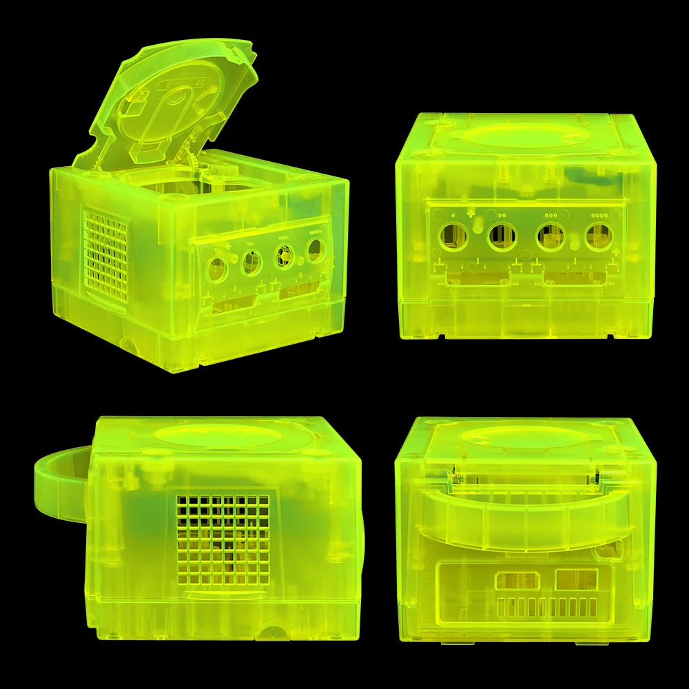 Bitfunx Transparent Replacement Shell for GameCube - Bitfunx Official Store