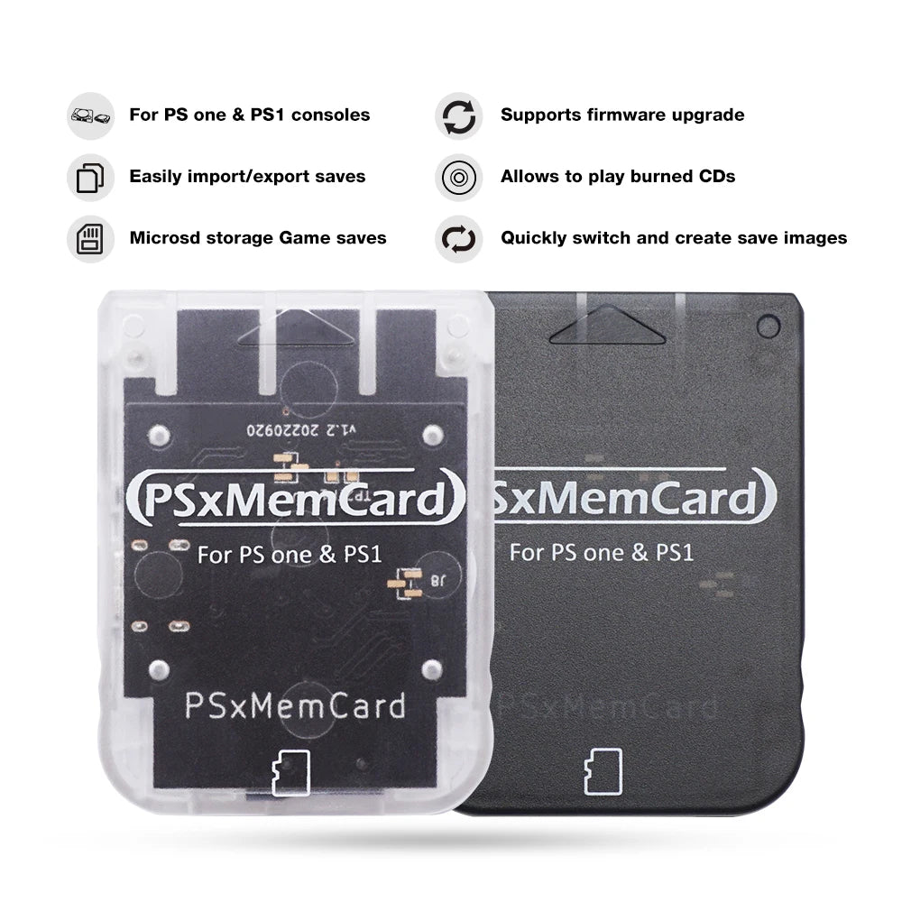 Bitfunx PSxMemCard Memory Card for SONY PlayStation 1 PS One - Bitfunx Official Store