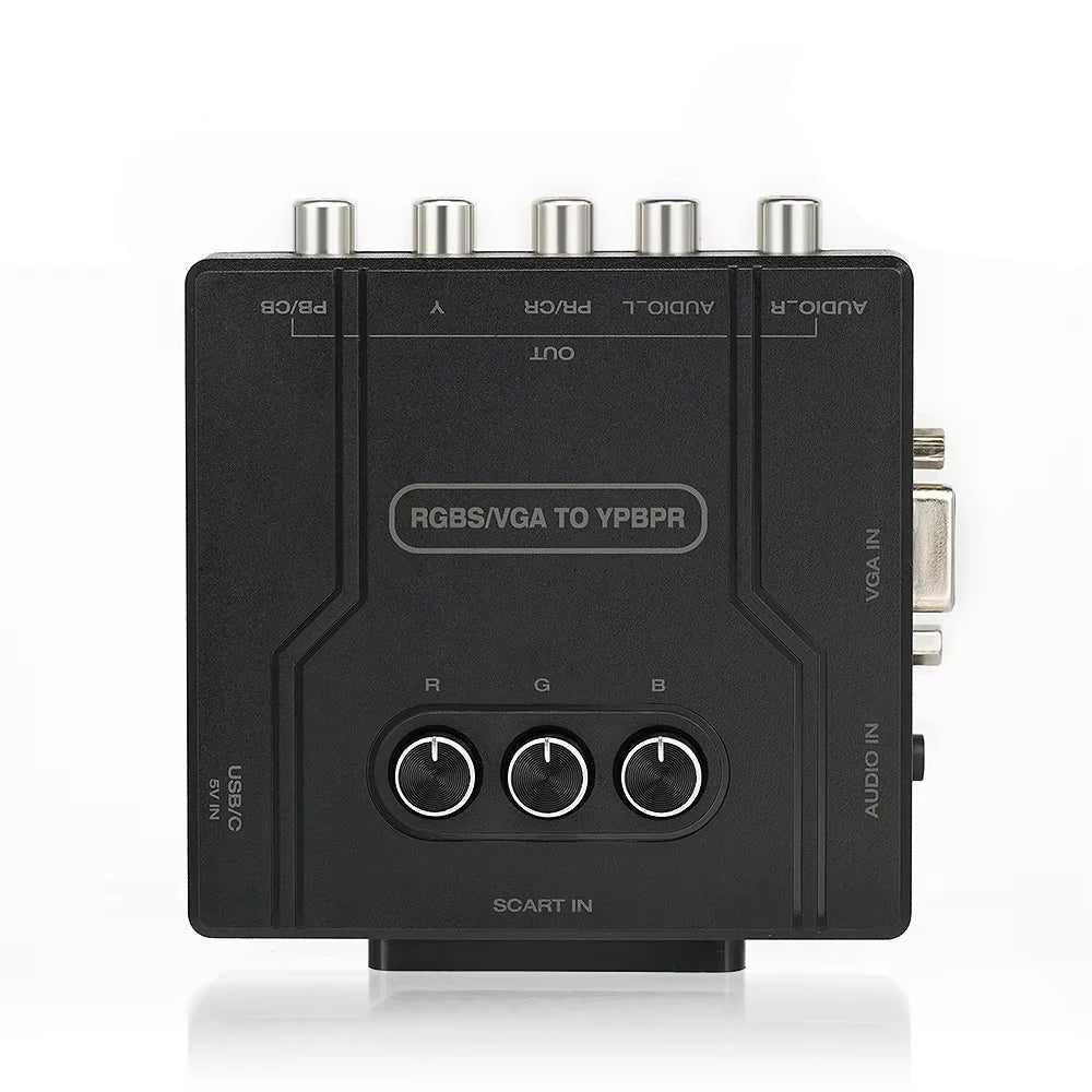 Bitfunx RGBS/VGA to YPbPr Adapter for Nintendo 64 PS1 PS2 SNES Genesis Dreamcast - Bitfunx Official Store