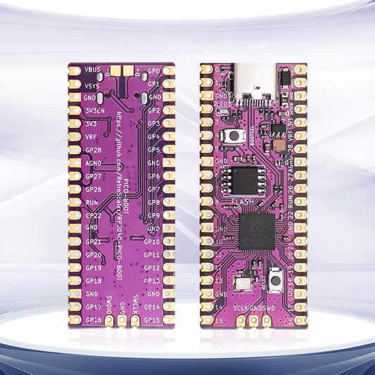 Bitfunx Raspberry Pi Pico Board RP2040 Dual-Core 264KB ARM 16MB Flash  Microcomputer ortex-M0 - Bitfunx Official Store