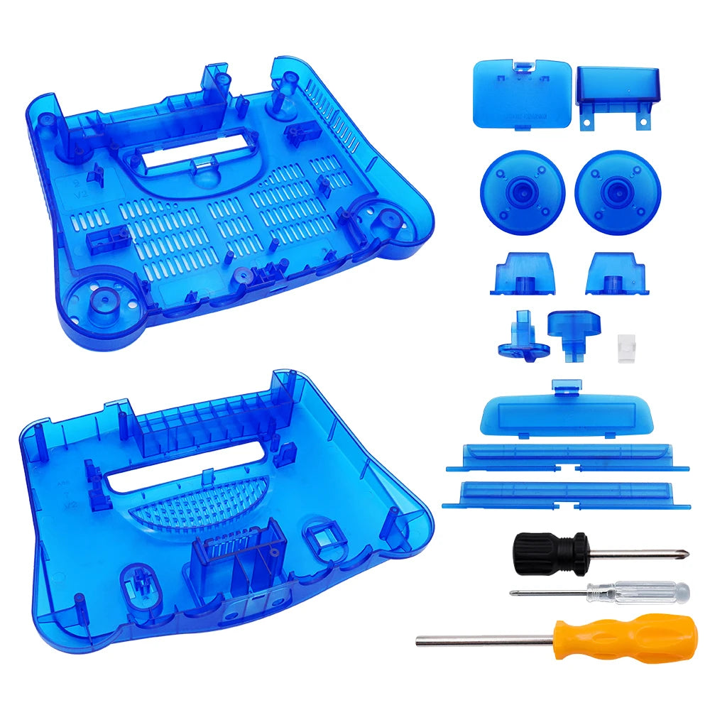 Bitfunx Transparent Replacement Shell for Nintendo 64 - Bitfunx Official Store